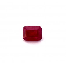 Rubino naturale ottagono da 4.35 ct